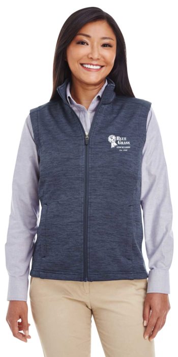 Ladies Mélange Fleece Vest